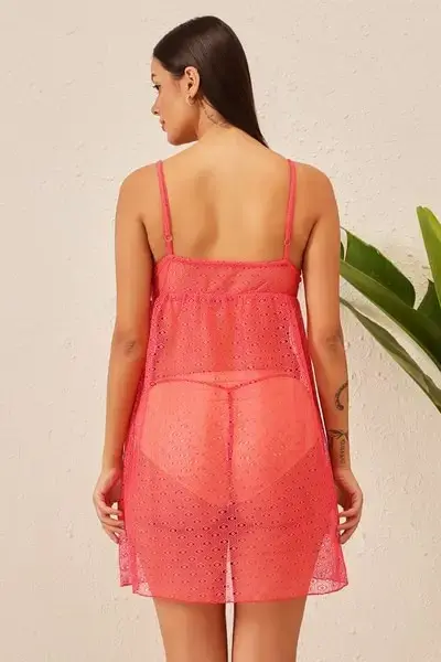 clovia-picture-chic-basic-self-patterned-sheer-babydoll-in-orange-with-g-string-lace-644914.webp
