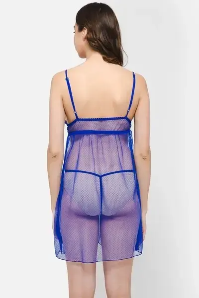 clovia-picture-chic-basic-self-patterned-sheer-babydoll-in-navy-with-g-string-lace-505825.webp