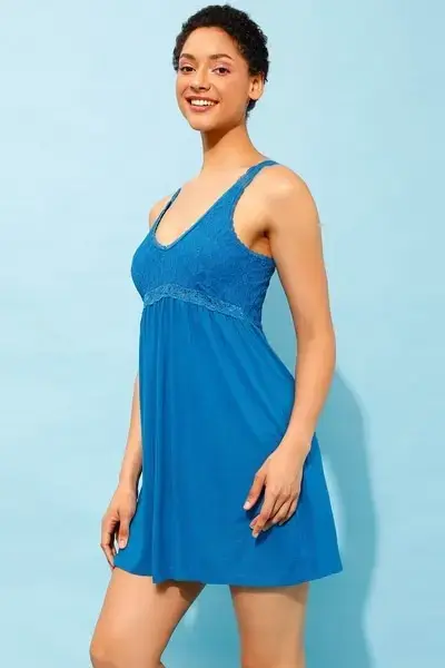 clovia-picture-chic-basic-short-night-dress-robe-set-in-cobalt-blue-cotton-300844.webp
