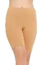 Mid-Waist Cycling Shorts in Nude Colour - Cotton
