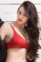 Non-Padded Non-Wired Full Coverage Bra with Double Layered Cups In Red - Cotton Rich
